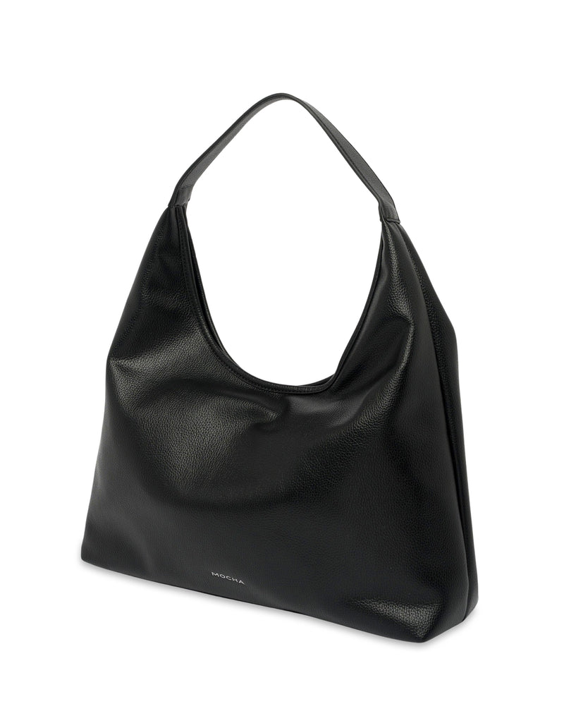 Mocha Emery Soft Shoulder Bag - Black | Mocha Australia