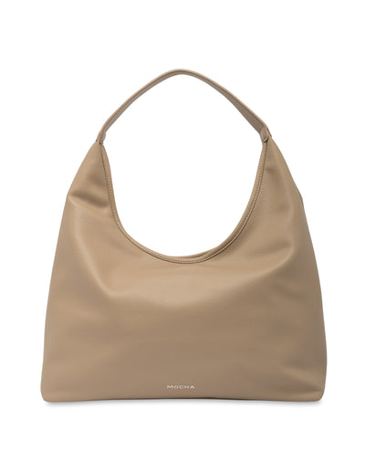 Mocha Emery Soft Shoulder Bag - Taupe | Mocha Australia