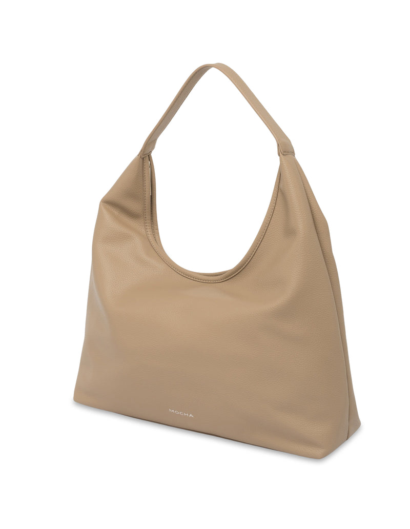 Mocha Emery Soft Shoulder Bag - Taupe | Mocha Australia