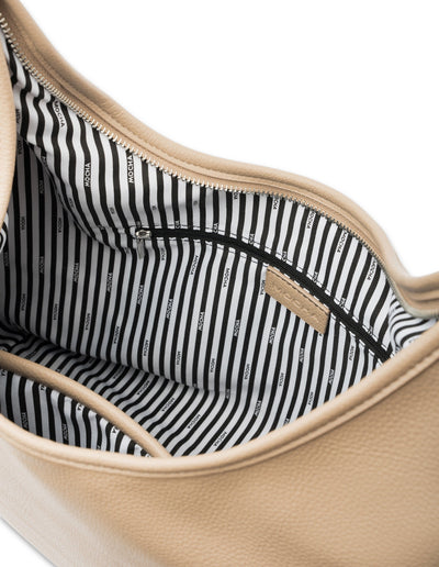 Mocha Emery Soft Shoulder Bag - Taupe | Mocha Australia