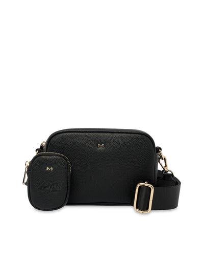 Mocha Parker Boxy Crossbody Bag - Black | Mocha Australia