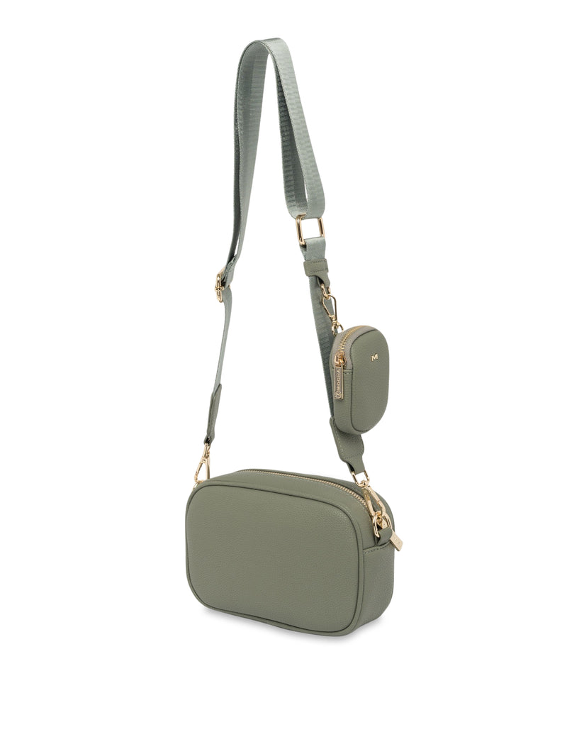 Mocha Parker Boxy Crossbody Bag - Sage | Mocha Australia