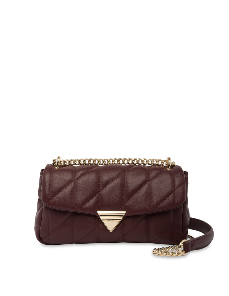 Mocha Isabella Quilted Crossbody Bag - Dark Roast | Mocha Australia