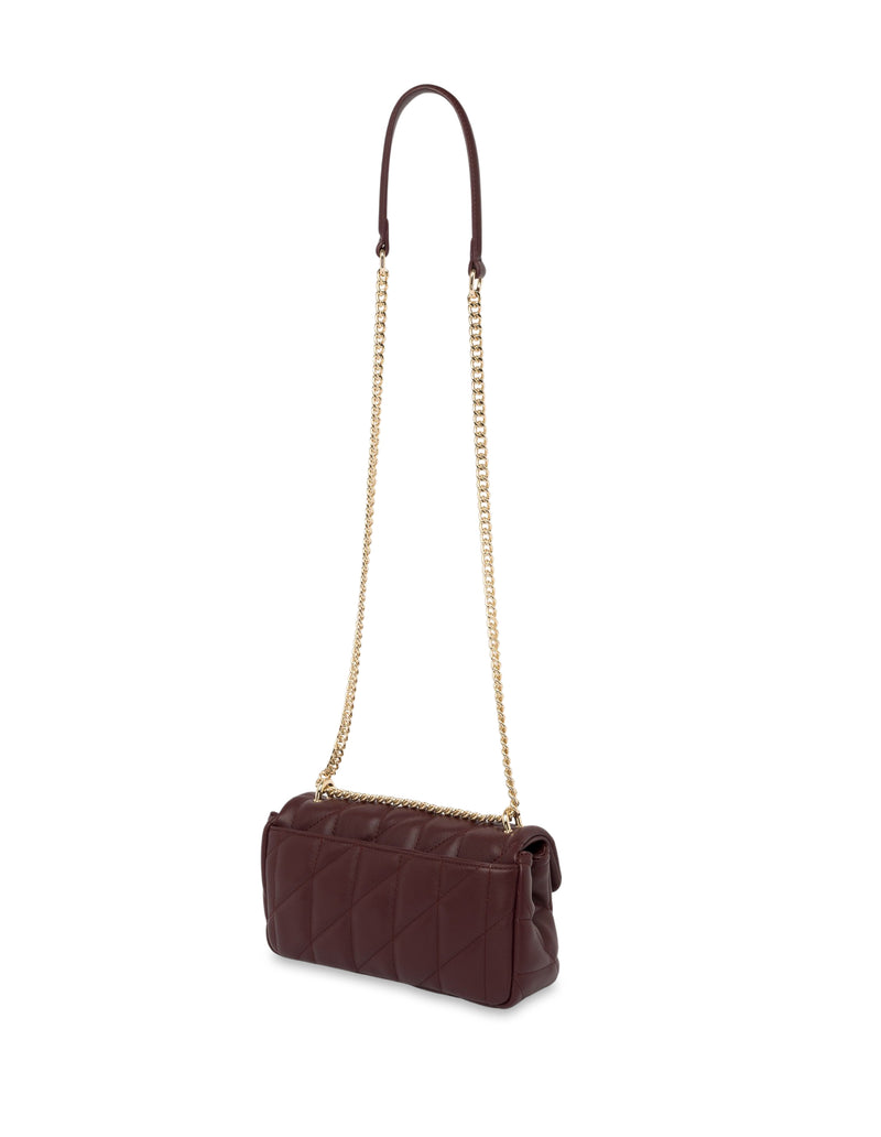 Mocha Isabella Quilted Crossbody Bag - Dark Roast | Mocha Australia