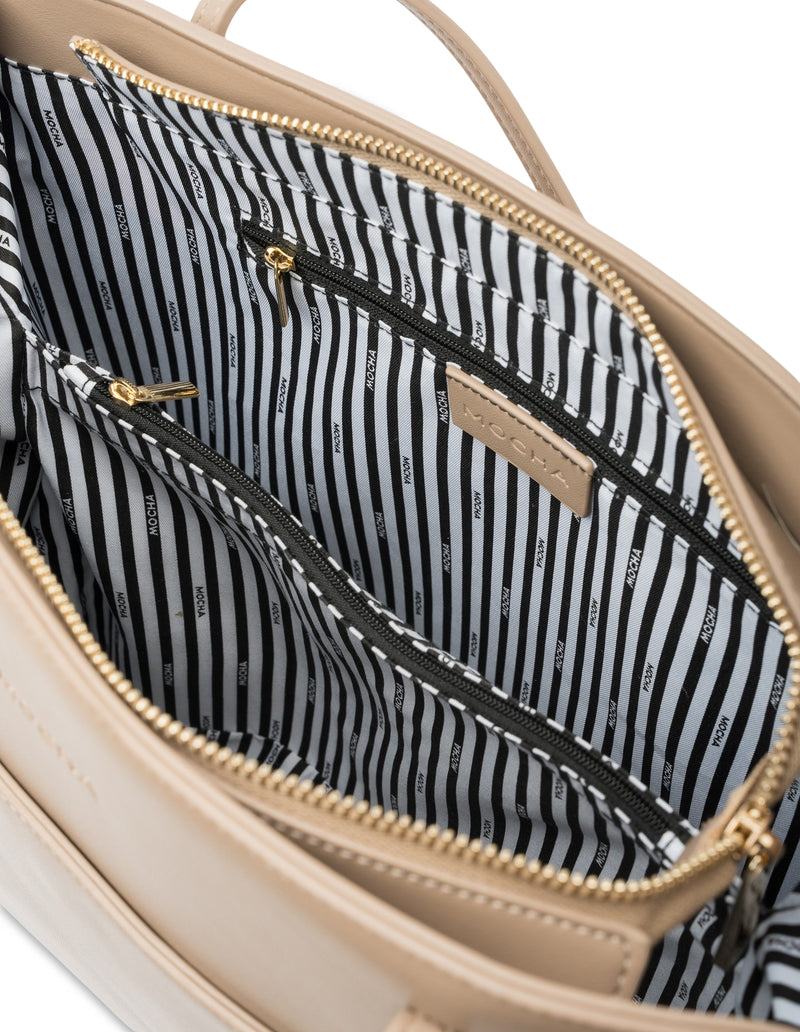 Mocha Stella Tote Bag - Almond | Mocha Australia