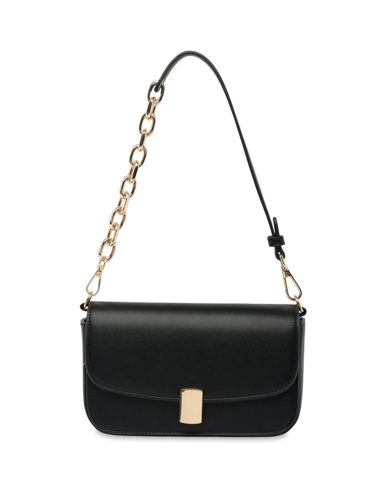 Mocha Cora Half-Chain Crossbody Bag - Black | Mocha Australia