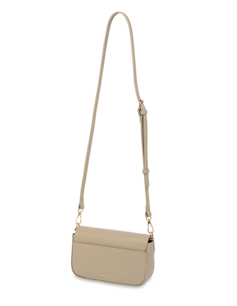 Mocha Cora Half-Chain Crossbody Bag - Taupe | Mocha Australia