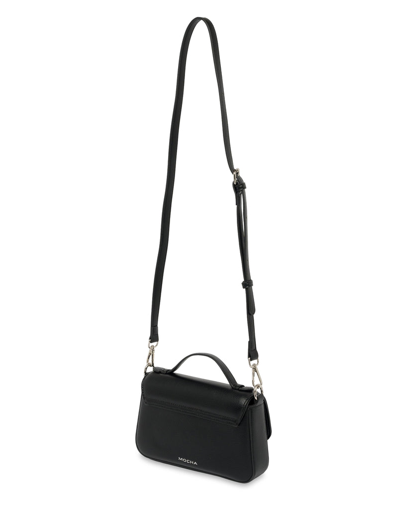 Mocha Brooklyn Messenger Crossbody Bag - Black | Mocha Australia