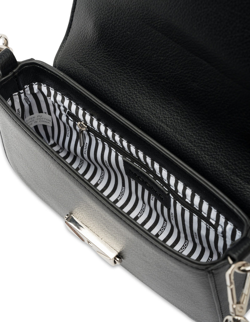Mocha Brooklyn Messenger Crossbody Bag - Black | Mocha Australia