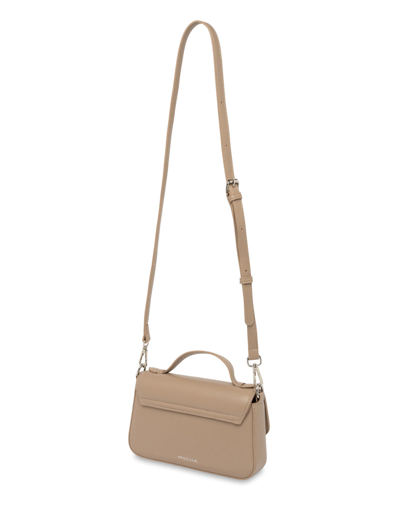Mocha Brooklyn Messenger Crossbody Bag - Taupe | Mocha Australia