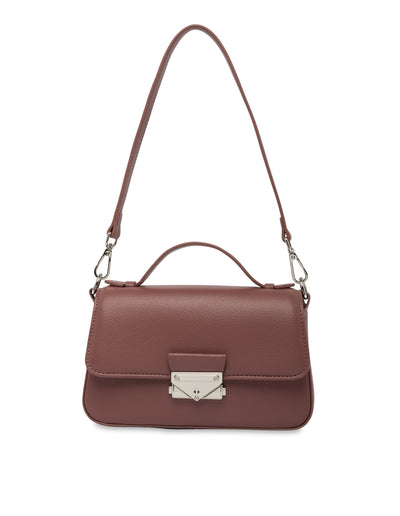 Mocha Brooklyn Messenger Crossbody Bag - Tulipwood | Mocha Australia