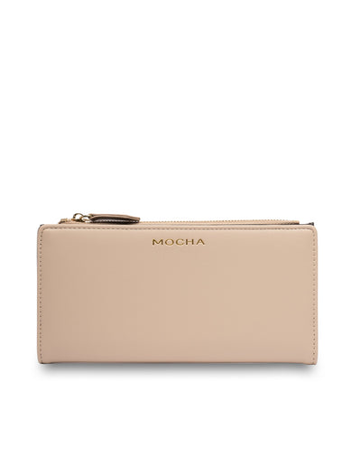 Mocha Classic Arya Wallet - Beige/Black | Mocha Australia