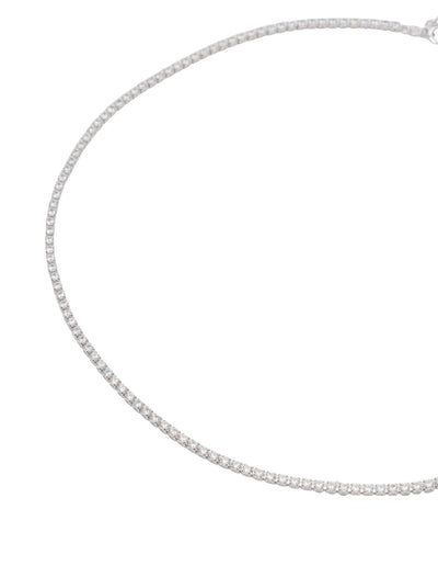 Mocha 2mm Tennis Necklace - Silver | Mocha Australia
