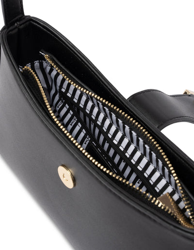 Mocha Leilani Crossbody Bag - Black