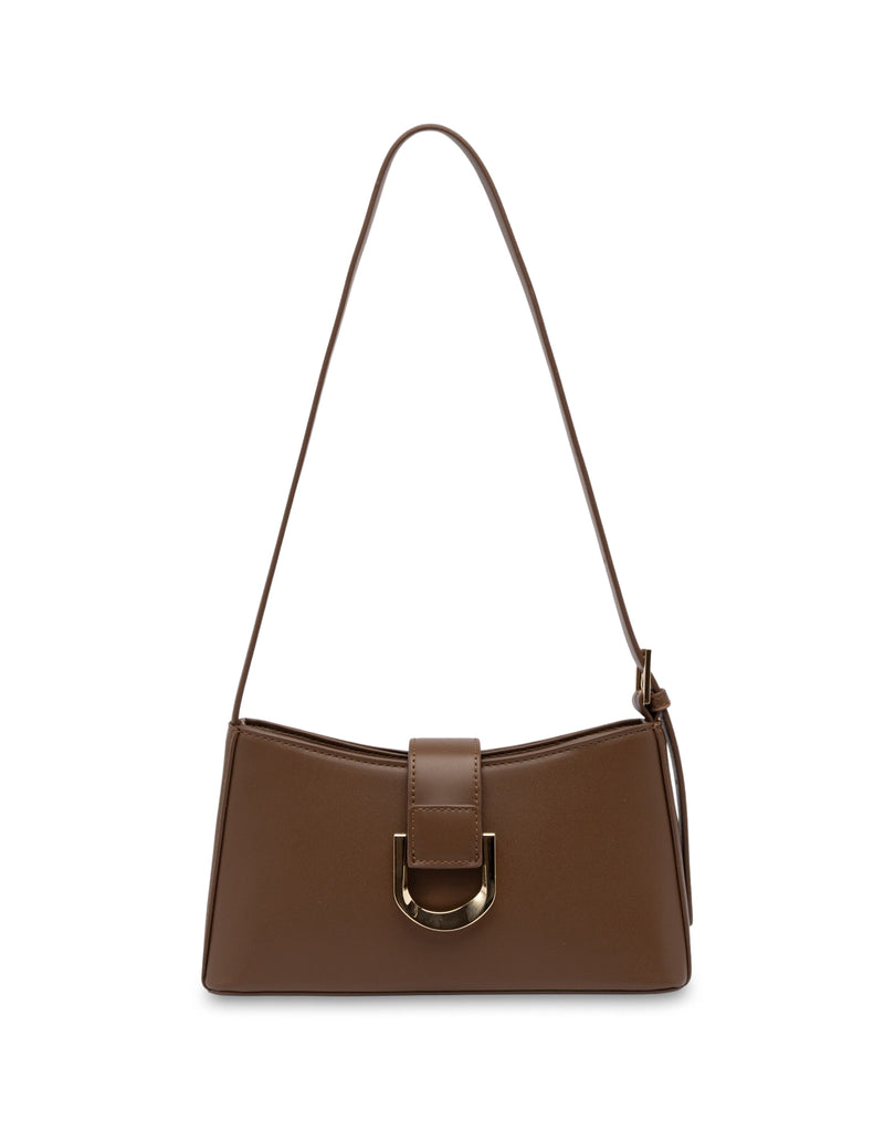 Mocha Leilani Crossbody Bag - Coffee