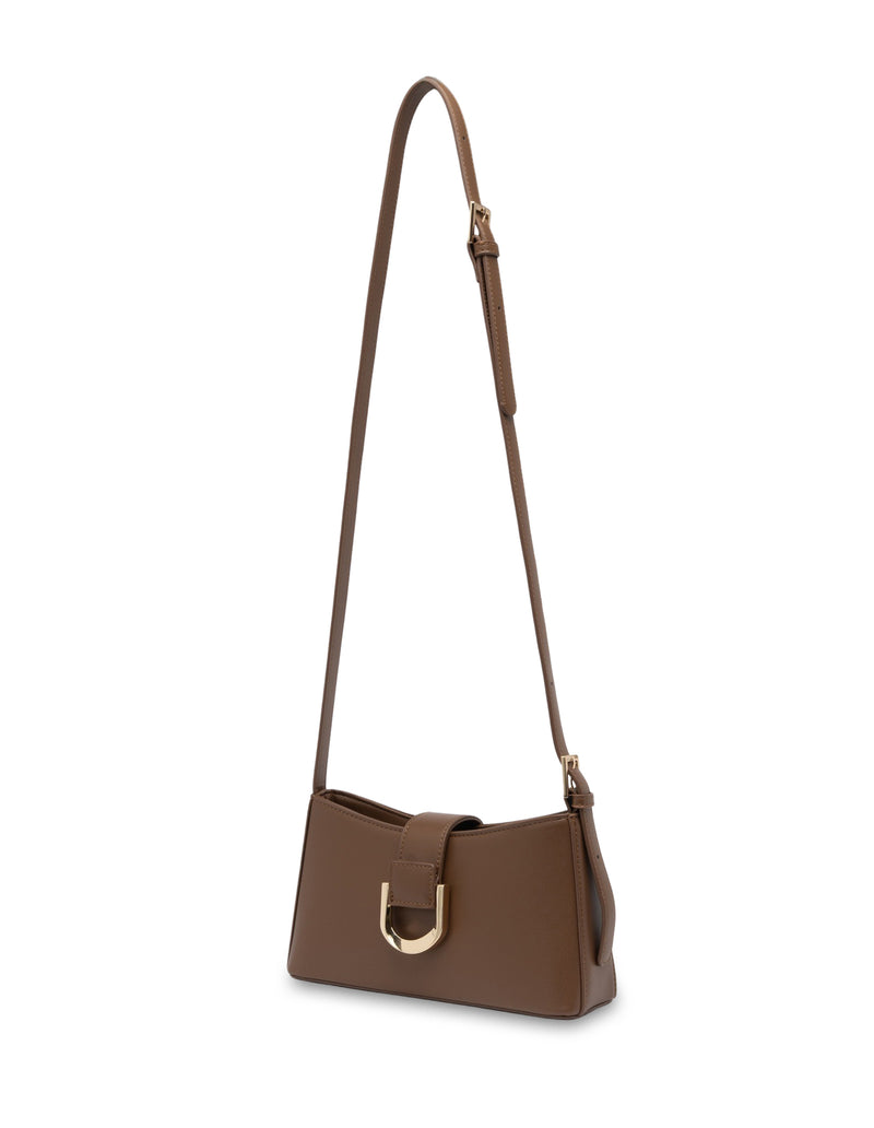 Mocha Leilani Crossbody Bag - Coffee