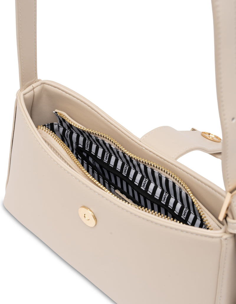 Mocha Leilani Crossbody Bag - Beige