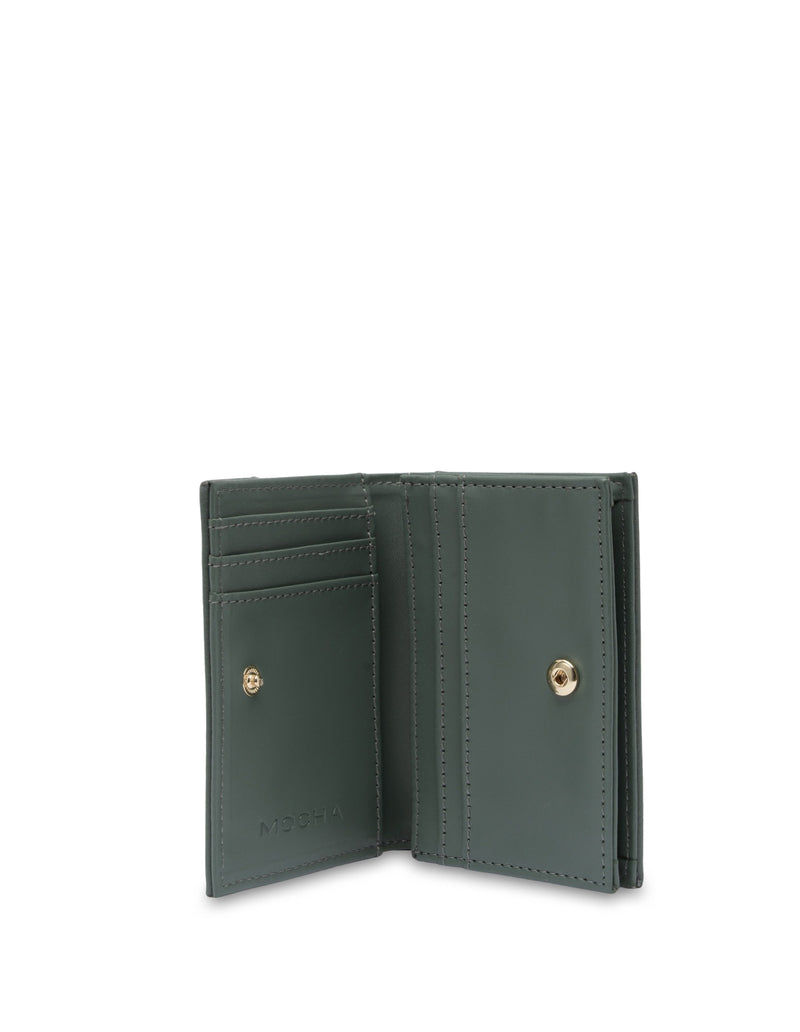 Mocha Josephine Small Wallet - Sage | Mocha Australia