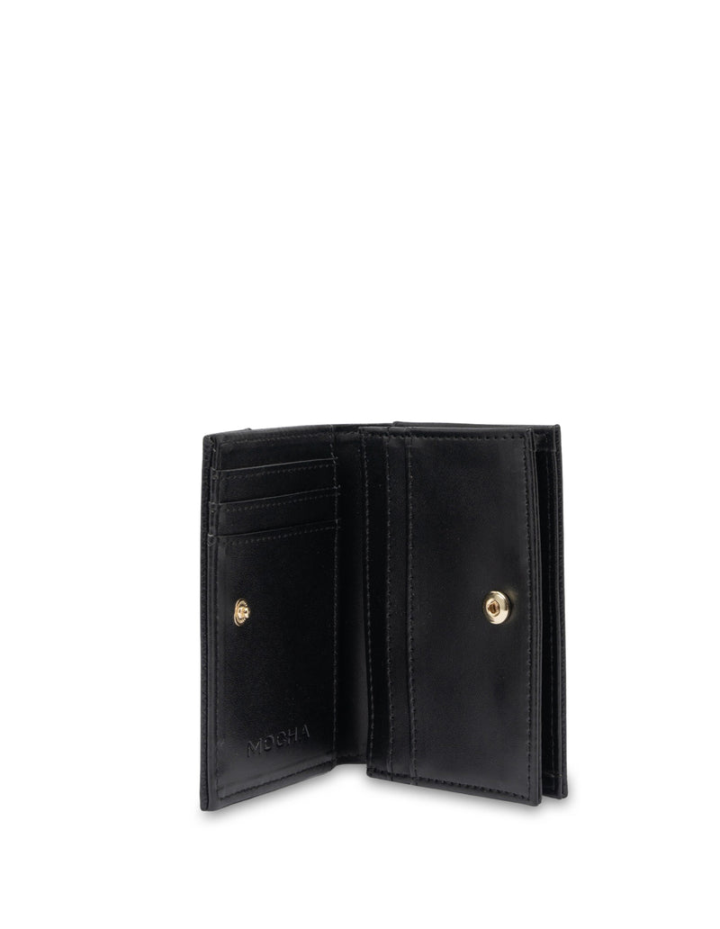 Mocha Josephine Small Wallet - Black | Mocha Australia