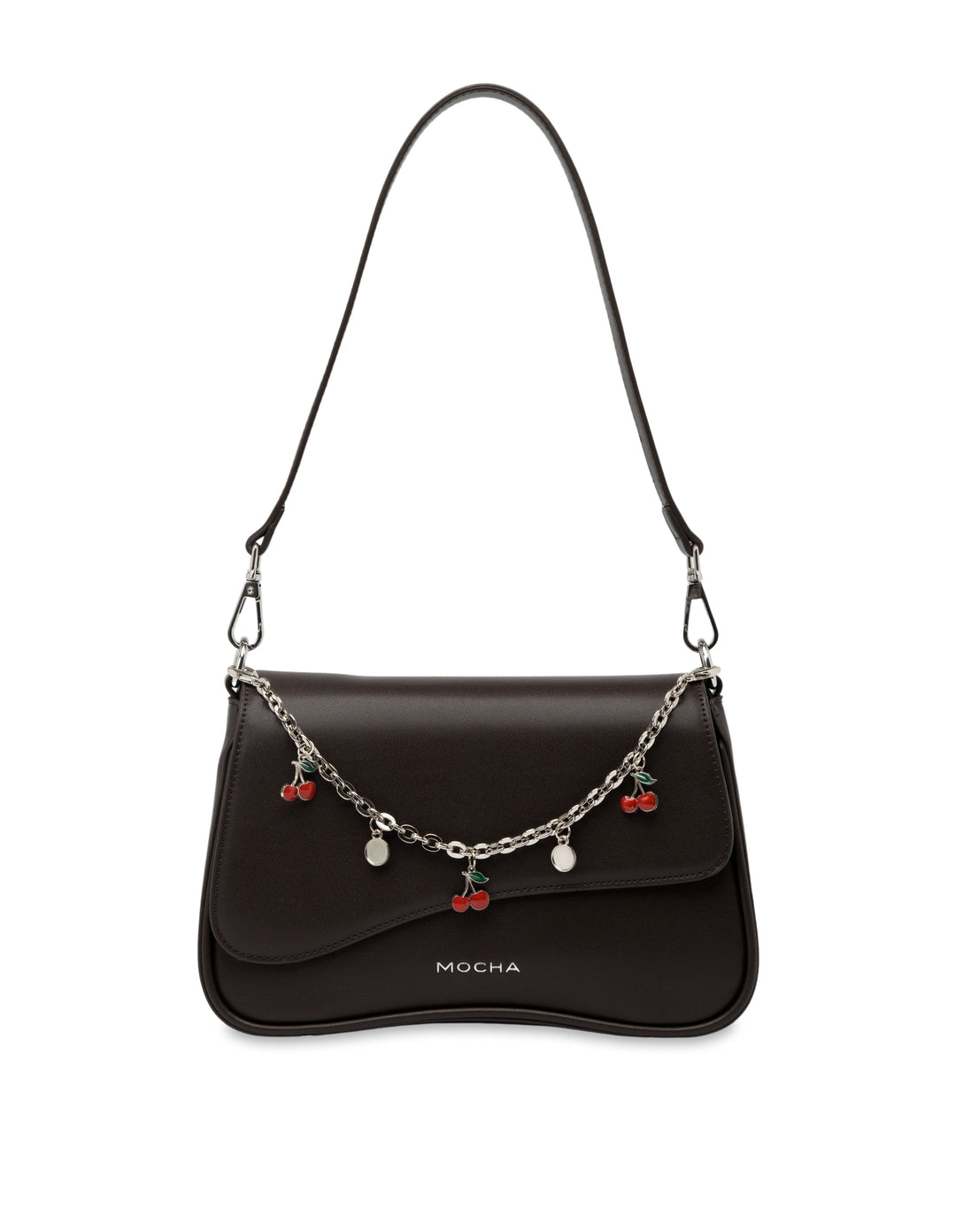Mocha Zoe Wavy Crossbody Bag - Espresso | Mocha Australia