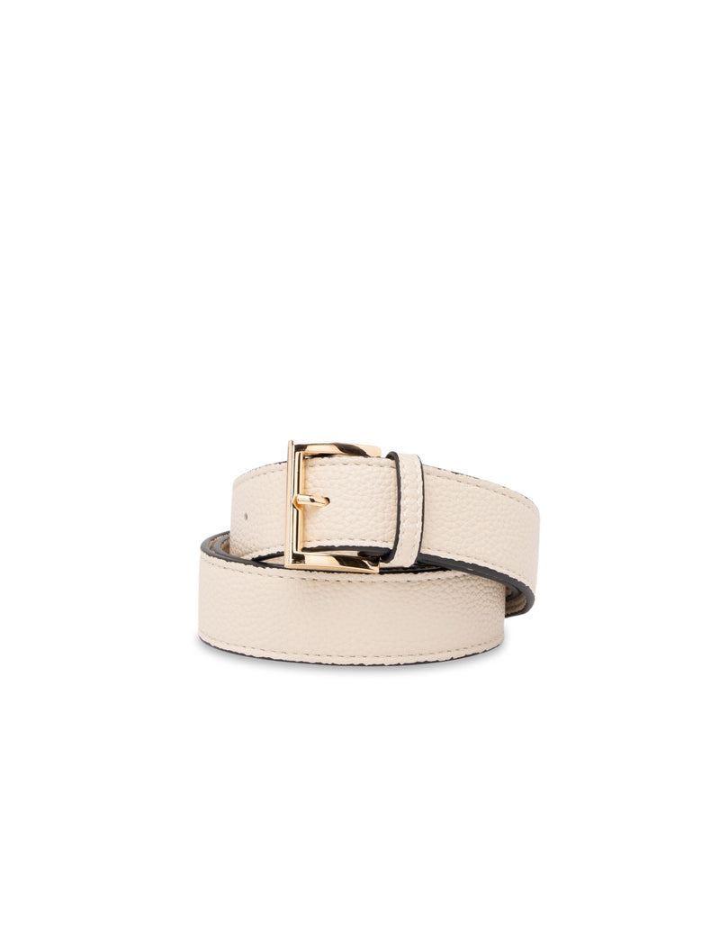 Mocha Renae Belt - Cream