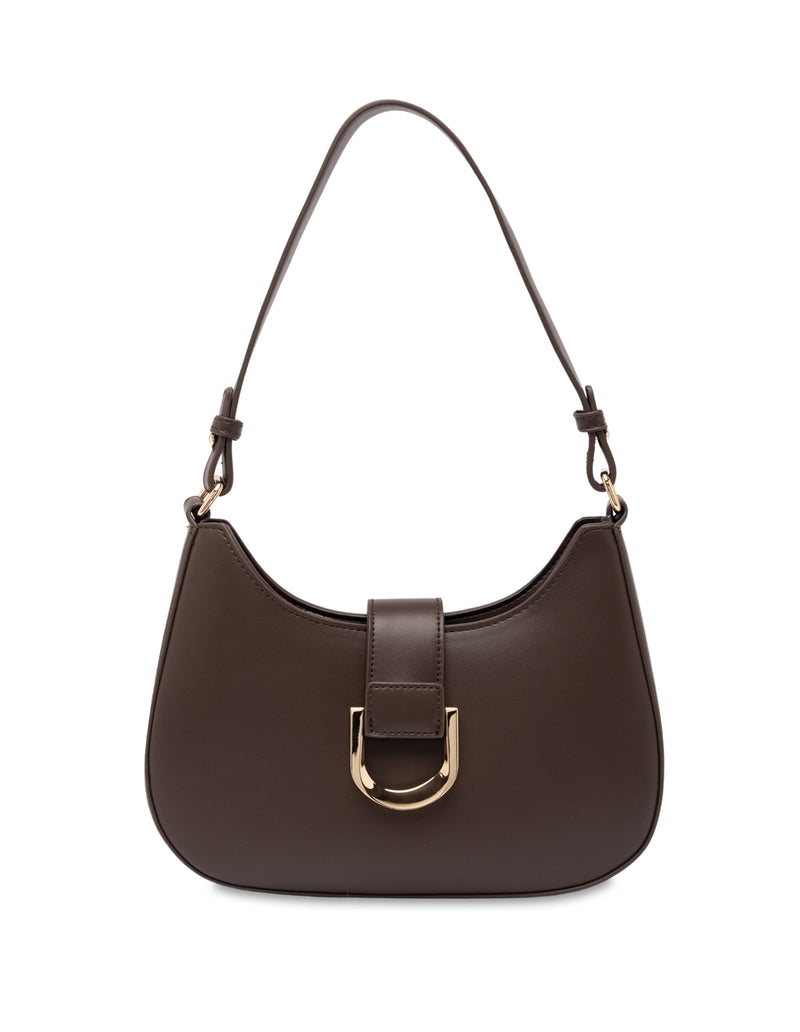 Mocha Charlotte Shoulder Bag - Choc