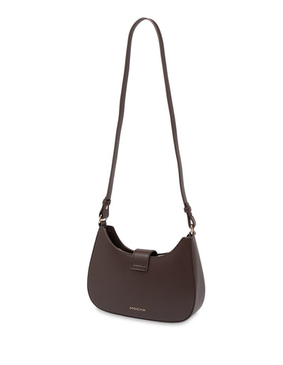 Mocha Charlotte Shoulder Bag - Choc