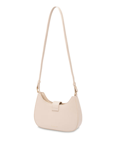 Mocha Charlotte Shoulder Bag - Cream