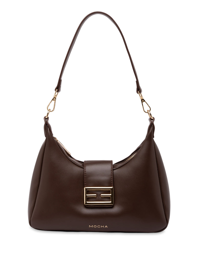 Mocha Effie Shoulder Bag - Choc