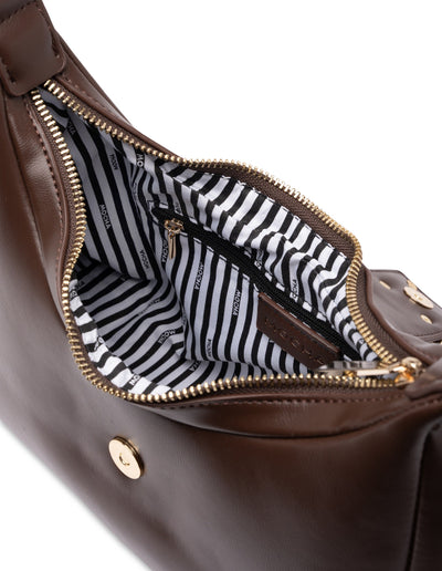Mocha Effie Shoulder Bag - Choc