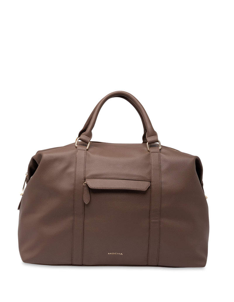 Mocha Alexandria Classic Duffle Bag - Mousse