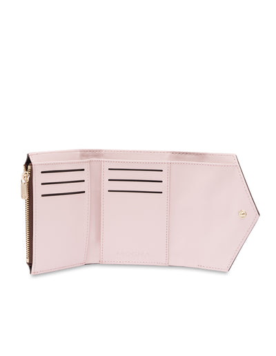 Mocha Rylee Two Tone Wallet - Choc/Lilac
