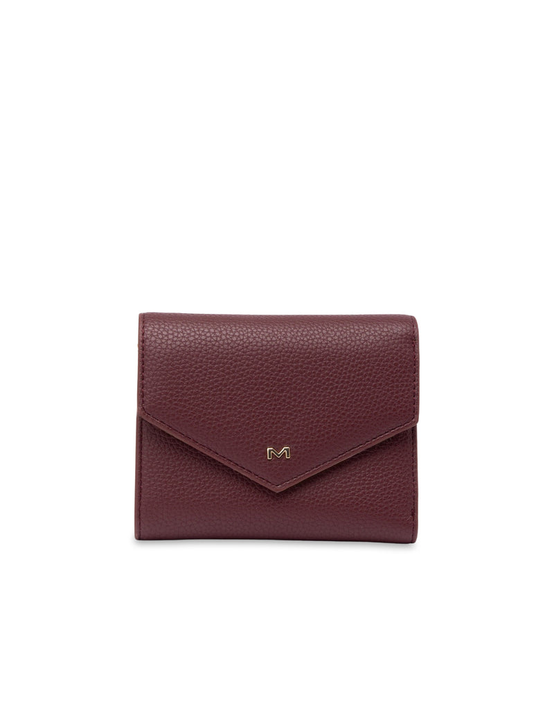 Mocha Rylee Two Tone Wallet - Burgundy/Cream