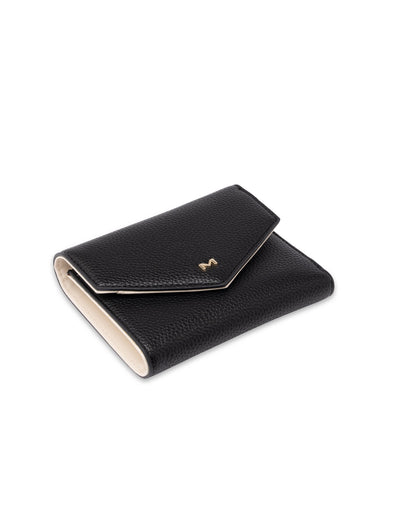 Mocha Rylee Two Tone Wallet - Black/Cream