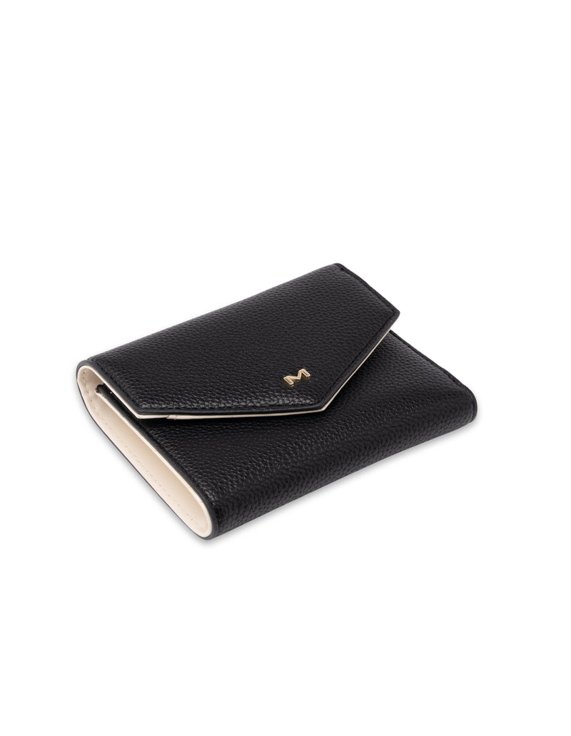 Mocha Rylee Two Tone Wallet - Black/Cream