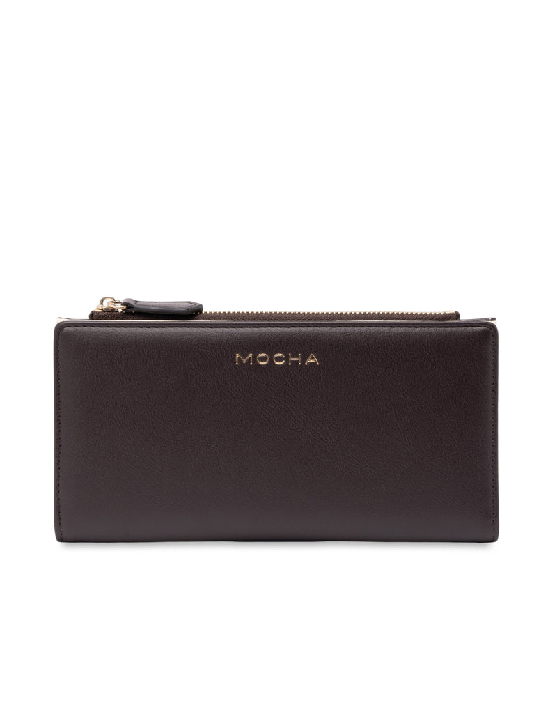 Mocha Classic Arya Wallet - Choc/Cream