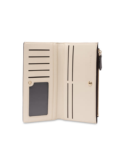 Mocha Classic Arya Wallet - Choc/Cream