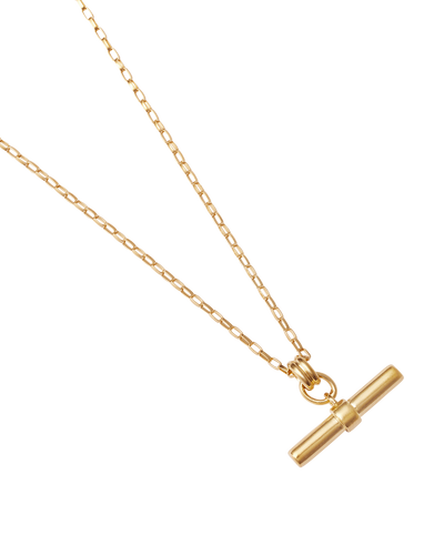 Kirstin Ash Roam T-Bar Necklace - Gold | Mocha Australia