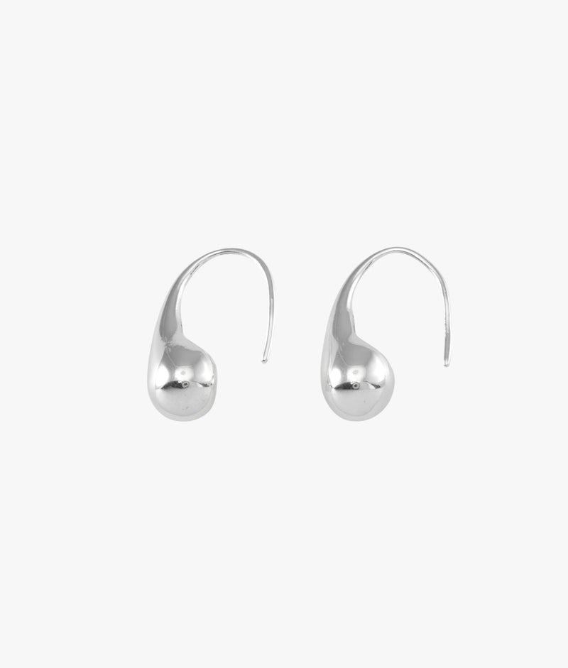 Von Treskow Chunky Drop Earrings - Silver | Mocha Australia