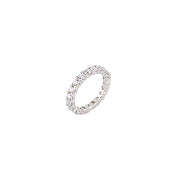 Bianc Eternity Ring- Silver | Mocha Australia