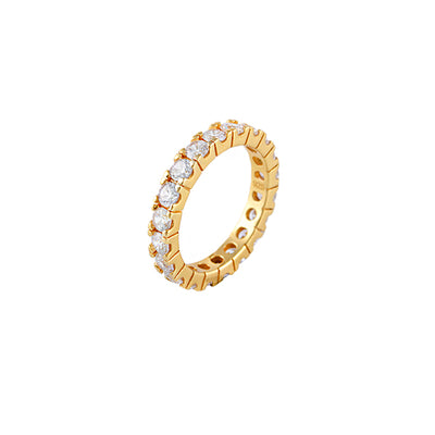 Bianc Eternity Ring- Gold | Mocha Australia