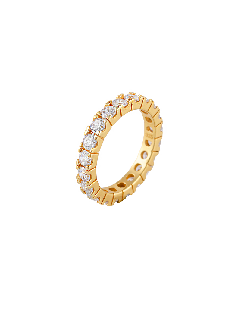 Bianc Eternity Ring- Gold | Mocha Australia