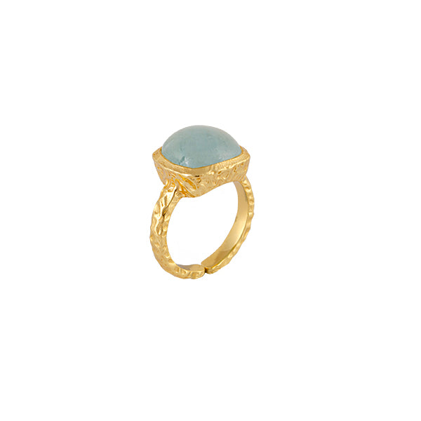 Bianc Hue Ring Blue - Gold
