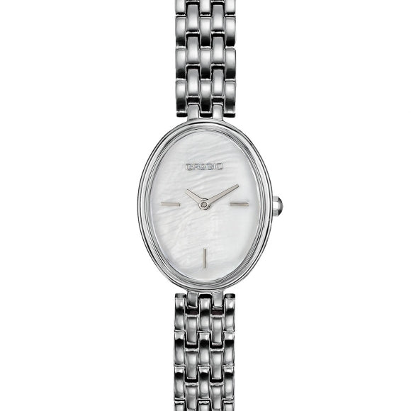 Gregio Arlo Watch White Face - Silver