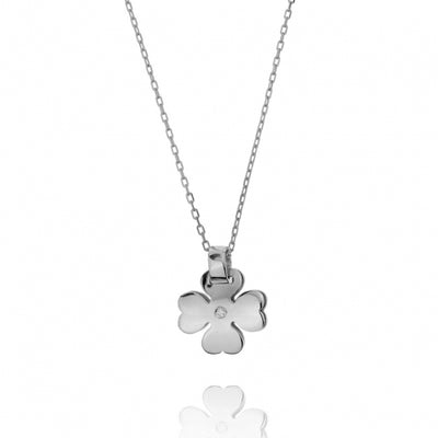 Gregio Simply Me/Simple & Classy Clover Necklace - Silver | Mocha Australia