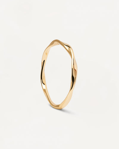 PDPAOLA Spiral Ring - Gold | Mocha Australia