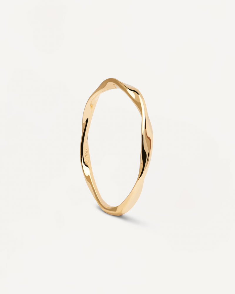 PDPAOLA Spiral Ring - Gold | Mocha Australia