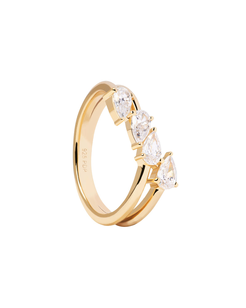 PDPAOLA Terra Gold Ring | Mocha Australia