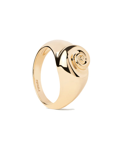 PDPAOLA Shell Ring - Gold | Mocha Australia