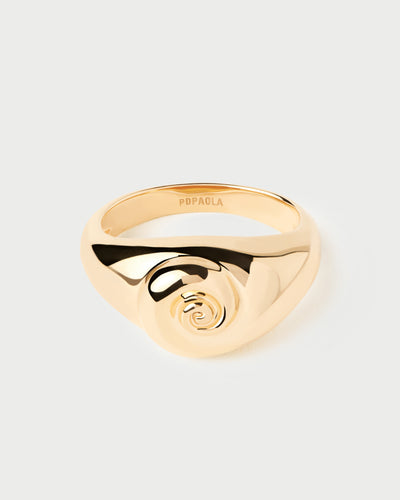 PDPAOLA Shell Ring - Gold | Mocha Australia